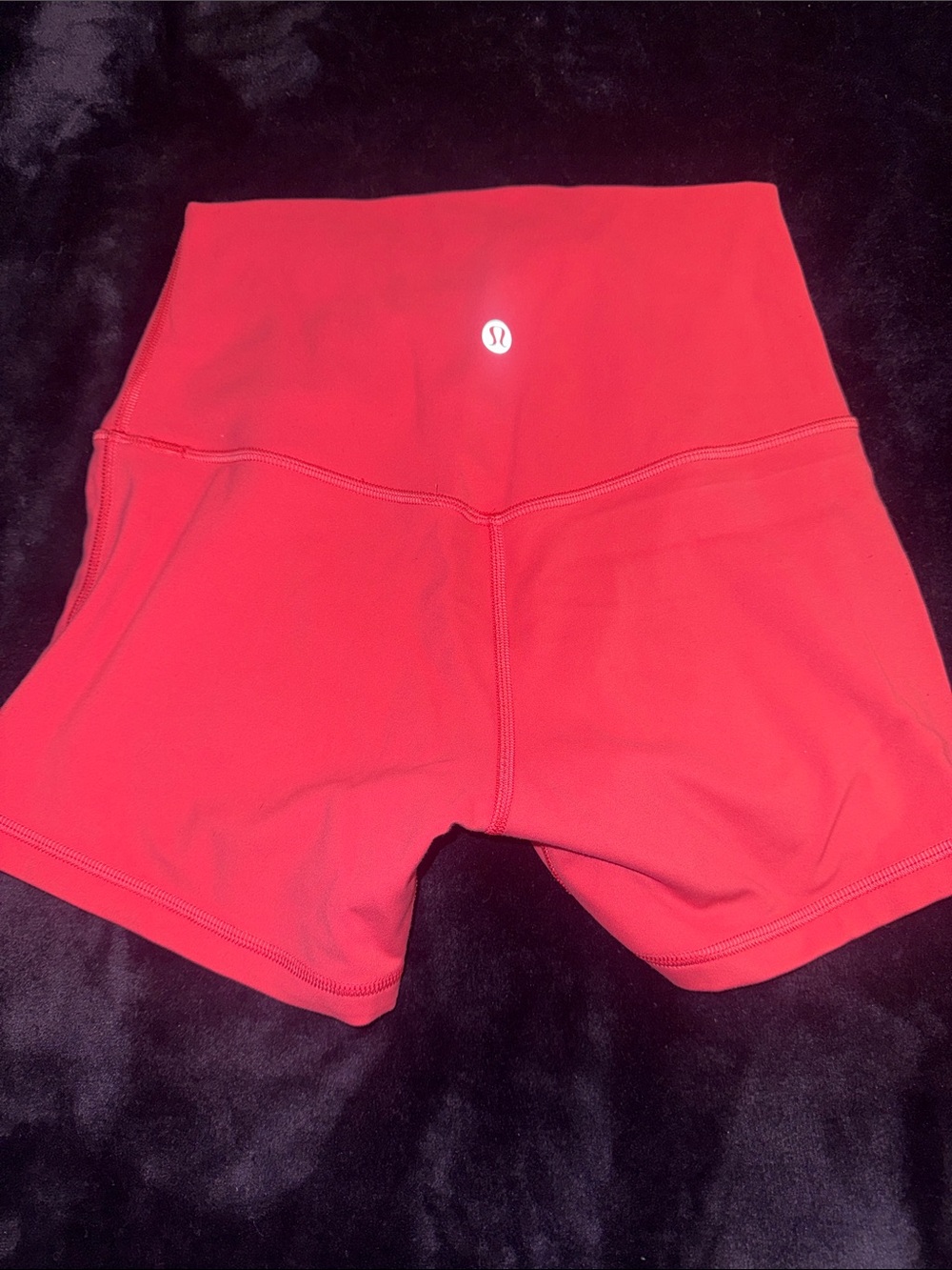 lululemon athletica High-Rise Red Bike Shorts